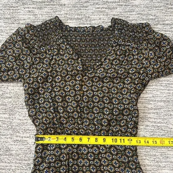 NWT VERONICA BEARD Sacchi printed chiffon mini dress Size 0